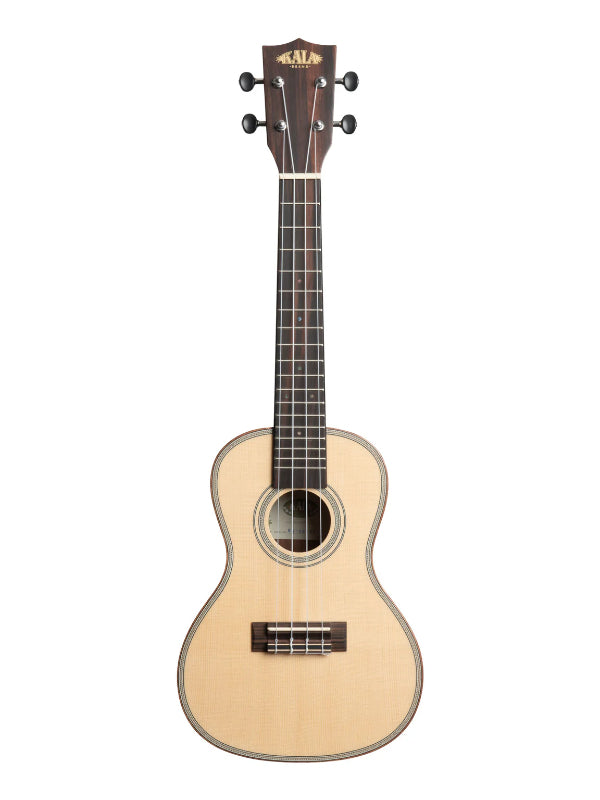 KALA KA-SSEBY-C SOLID SPRUCE TOP STRIPED EBONY CONCERT UKULELE