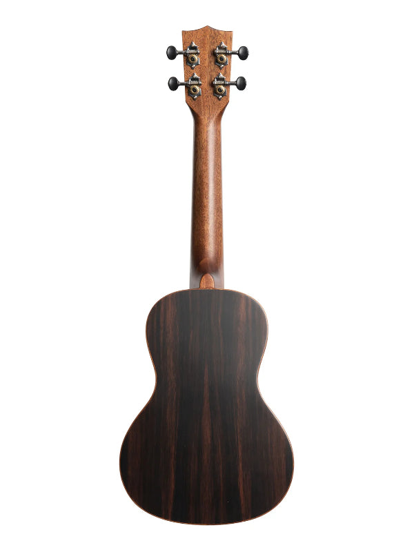 KALA KA-SSEBY-C SOLID SPRUCE TOP STRIPED EBONY CONCERT UKULELE