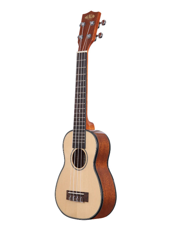 KALA KA-SSLNG SOLID SPRUCE MAHOGANY LONG NECK SOPRANO UKULELE