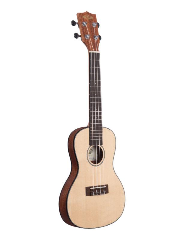 Kala KA-SSTU-C Solid Spruce Travel Concert Ukulele