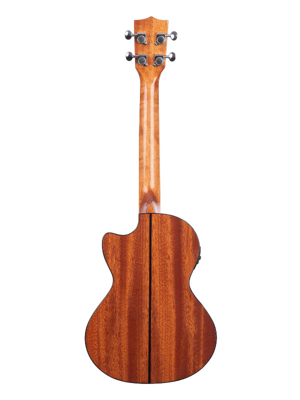 KALA KA-STGE-C  SOLID  SPRUCE MAHOGANY TENOR CUTAWAY W/ EQ UKULELE