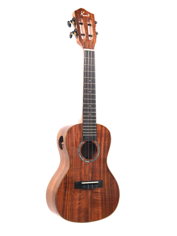 Kai KC-5000 Concert - Solid Acacia, side port inc bag Ukulele