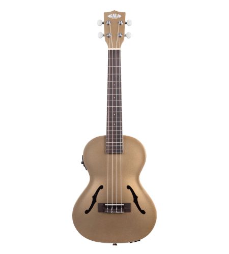 Kala KA-JTE-KZGD Kalamazoo Gold Archtop Tenor Ukulele w/ EQ