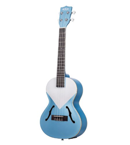 Kala KA-JTE-LSBL Lake Shore Blue Archtop Tenor Ukulele w/ EQ