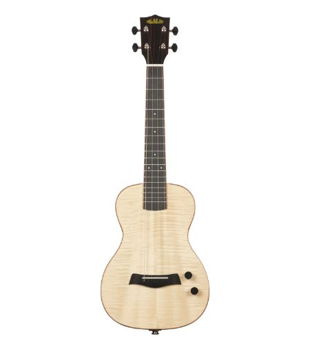 Kala KA-SB-MAP-T Solid Body Electric Flame Maple Tenor Ukulele