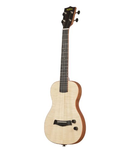 Kala KA-SB-MAP-T Solid Body Electric Flame Maple Tenor Ukulele