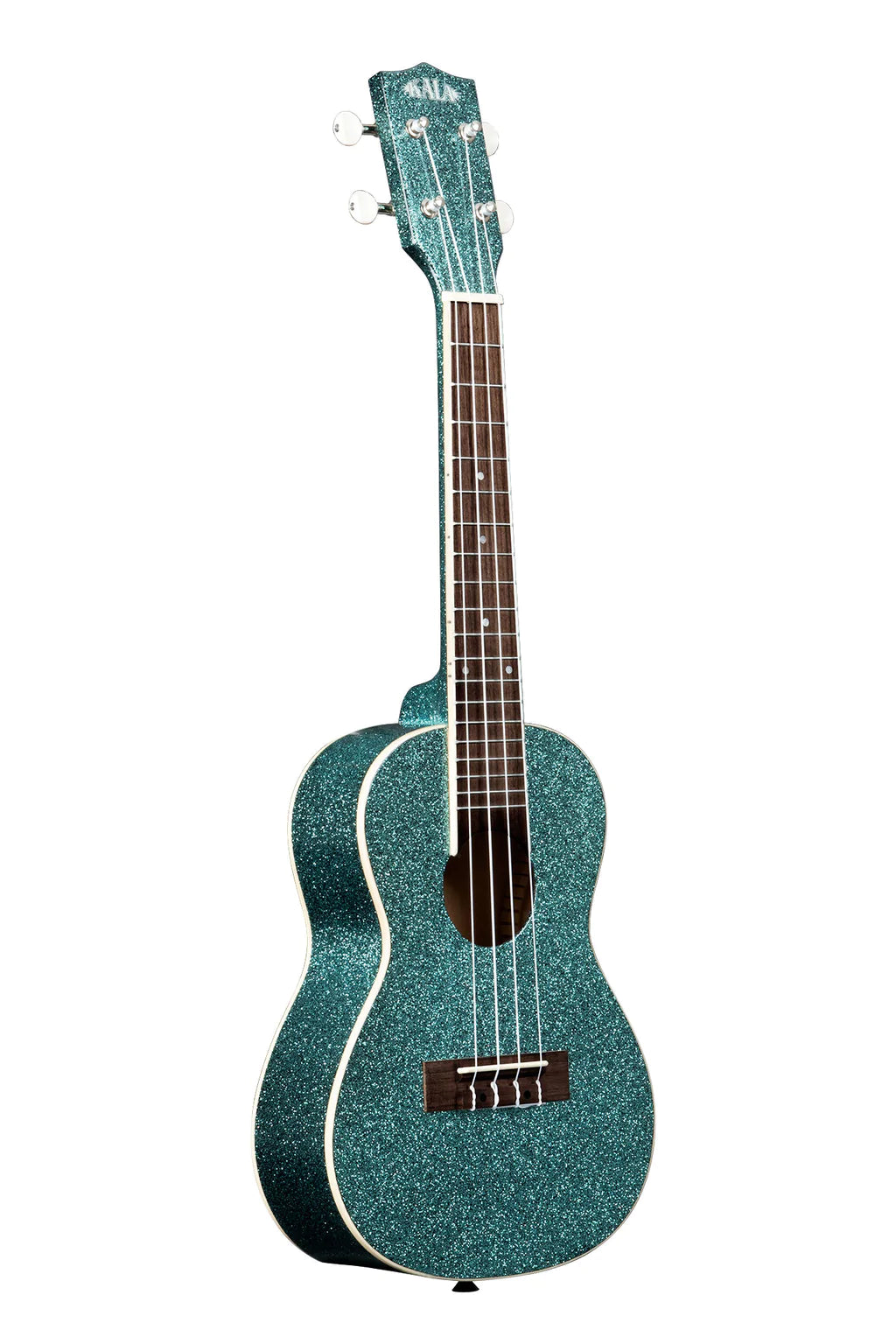 Kala KA-SPRK-AQUA Rhapsody in Blue Sparkle Concert Ukulele