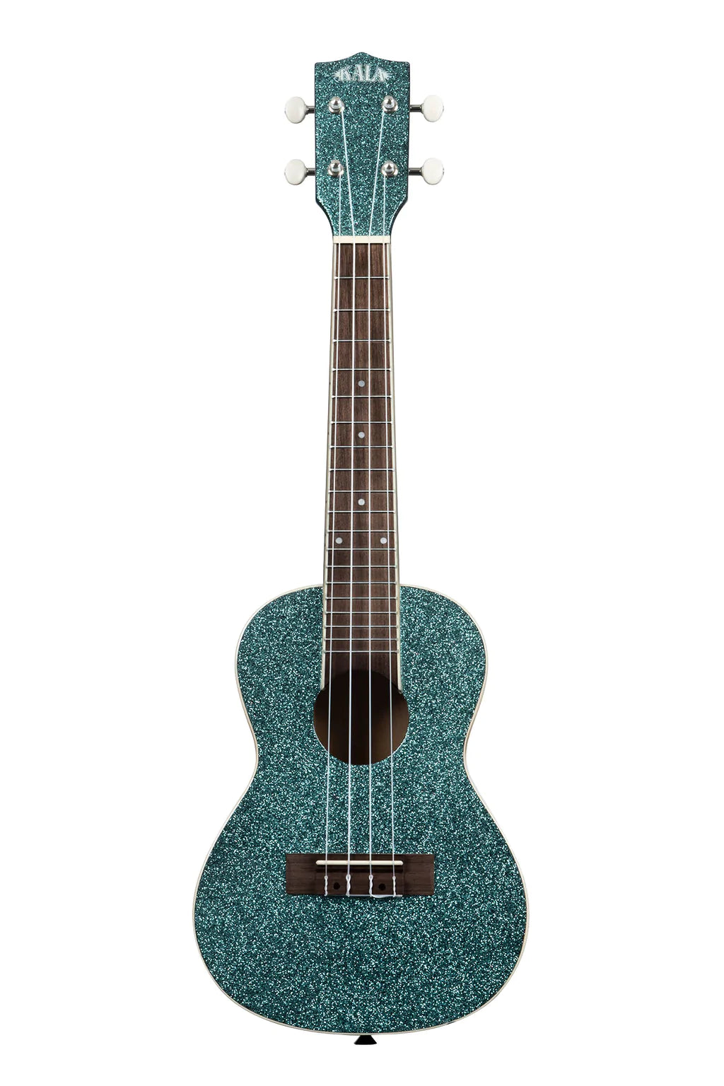 Kala KA-SPRK-AQUA Rhapsody in Blue Sparkle Concert Ukulele