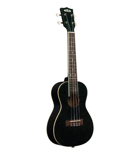 Kala KA-SPRK-BLACK Galaxy Black Sparkle Concert Ukulele