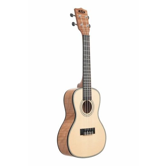 Kala KA-SSEM-C Natural Solid Spruce Top Exotic Mahogany Concert Ukulele