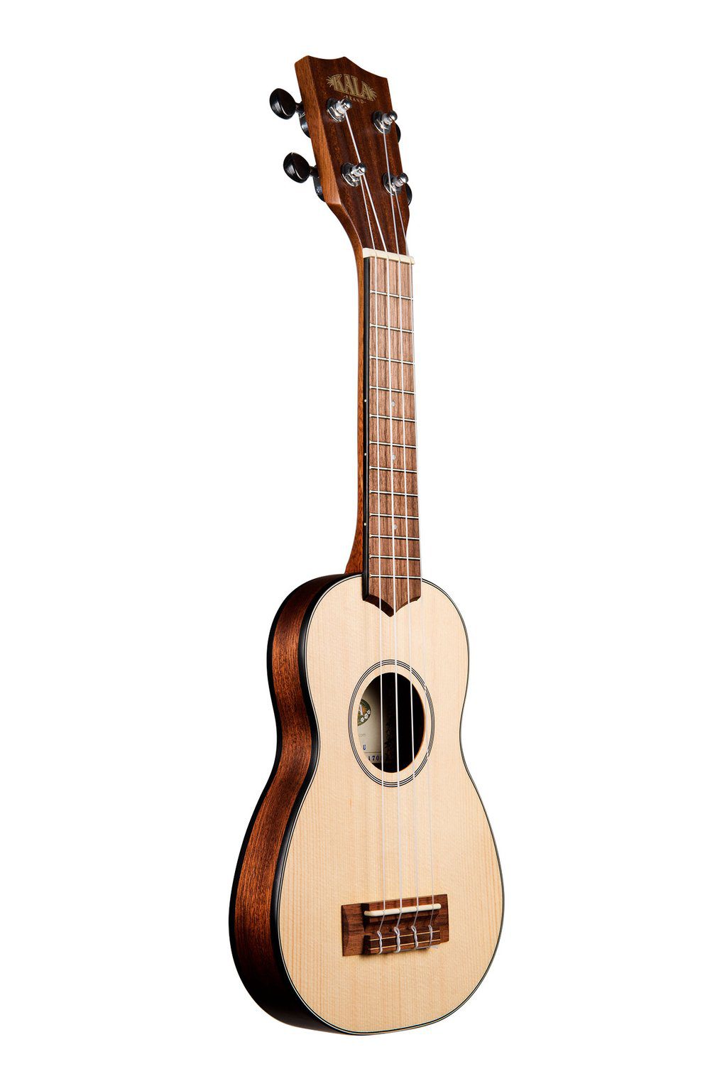 KALA KA-SSTU-S SOLID SPRUCE TRAVEL SOPRANO UKULELE