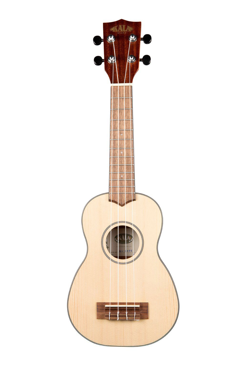 KALA KA-SSTU-S SOLID SPRUCE TRAVEL SOPRANO UKULELE