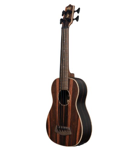 Kala UBASS-EBY-FS Striped Ebony Fretted Acoustic-Electric U•BASS®