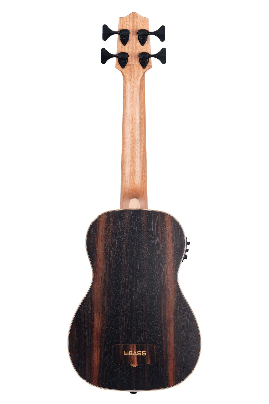 Kala UBASS-EBY-FSRW Striped Ebony Fretted Acoustic-Electric U•BASS® w/ Round Wounds