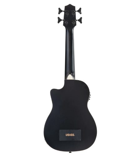 Kala UBASS-JYMN-BK-FS Black Journeyman Mahogany Acoustic-Electric U•BASS® with F-Holes