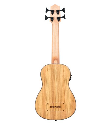 Kala UBASS-ZEB-FS Zebrawood Acoustic-Electric U•BASS®