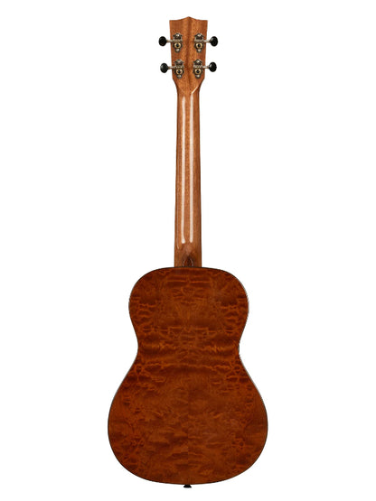 Kala KA-20TH-SQS-B 20th Anniversary Solid Spruce Top Quilted Sapele Baritone Ukulele With Bag