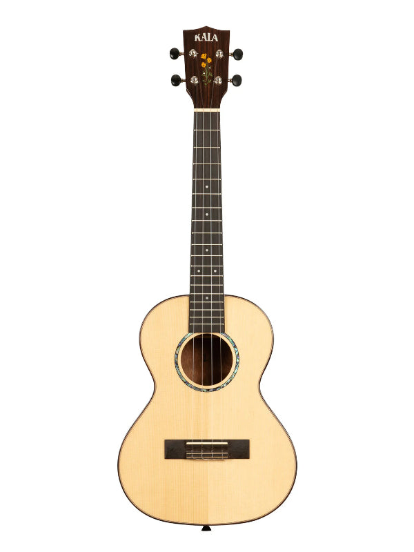 Kala KA-20TH-SQS-T 20th Anniversary Solid Spruce Top Quilted Sapele Tenor Ukulele With Bag