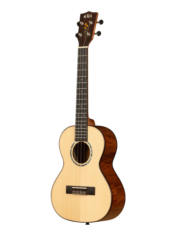 Kala KA-20TH-SQS-T 20th Anniversary Solid Spruce Top Quilted Sapele Tenor Ukulele With Bag