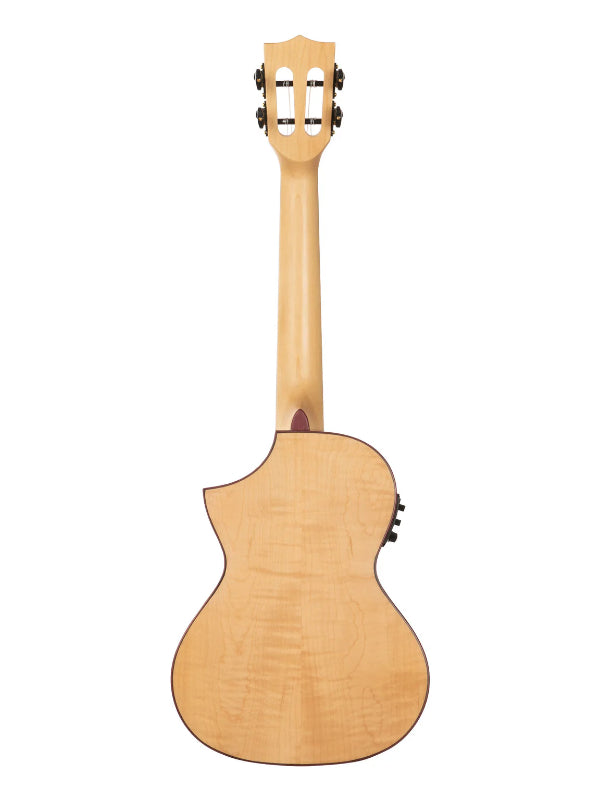 Kala KA-ASFM-T-CE Maple Tenor Cutaway Electric Ukulele With Bag