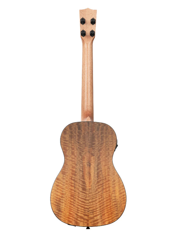 Kala KA-CM-BE Curly Mango Baritone Ukulele with EQ With Bag