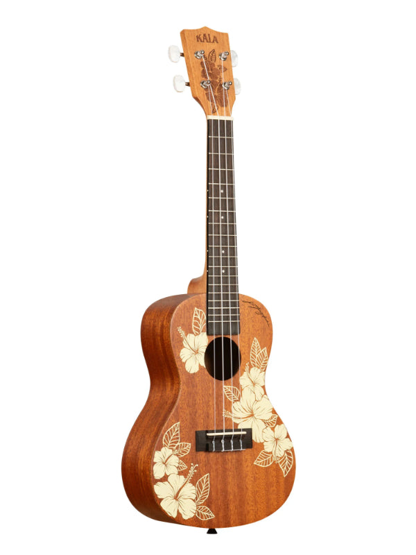 Kala KA-HIBISCUS-C Mahogany Concert Ukulele With Bag