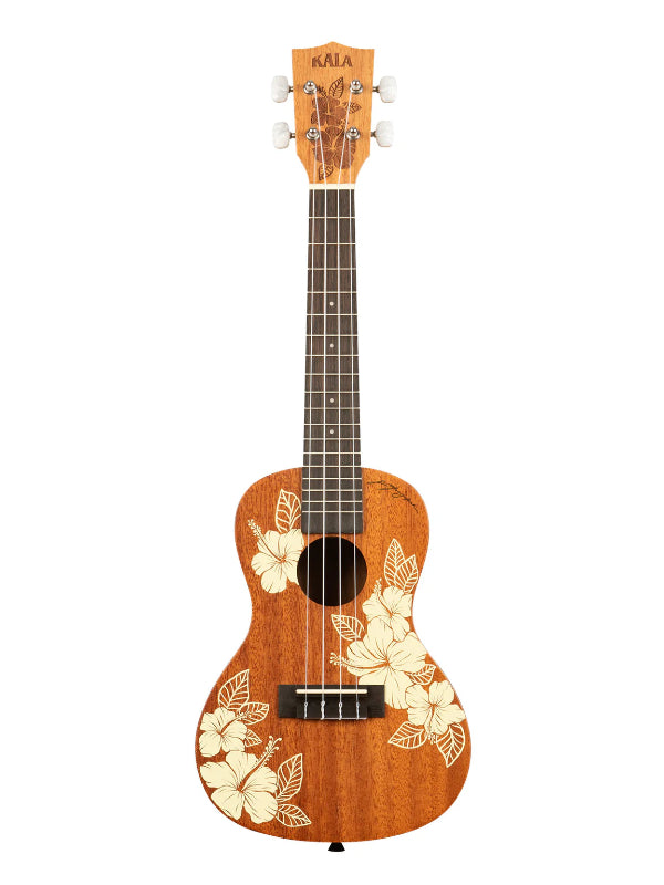 Kala KA-HIBISCUS-C Mahogany Concert Ukulele With Bag