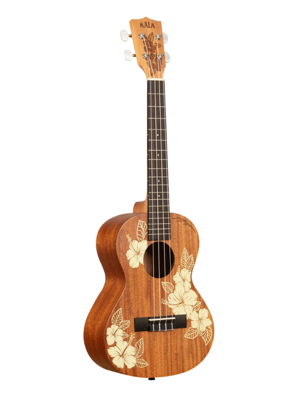 Kala KA-HIBISCUS-T Mahogany Tenor Ukulele With Bag