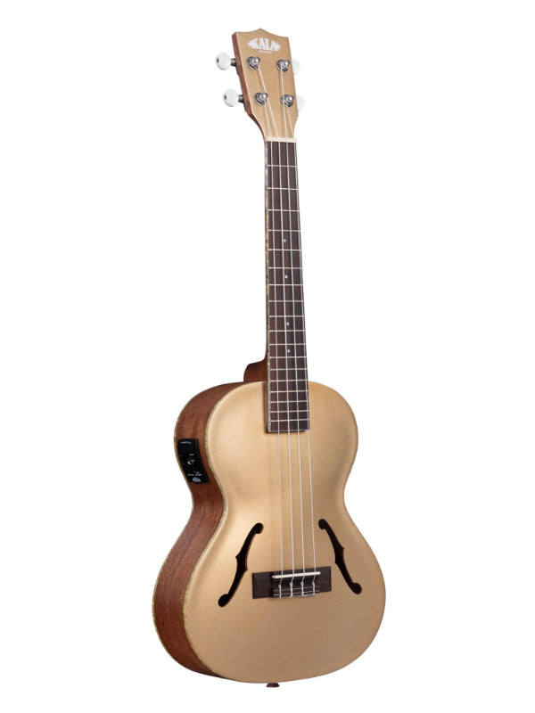 Kala KA-JTE-KZGD Kalamazoo Gold Archtop Tenor Ukulele w/ EQ