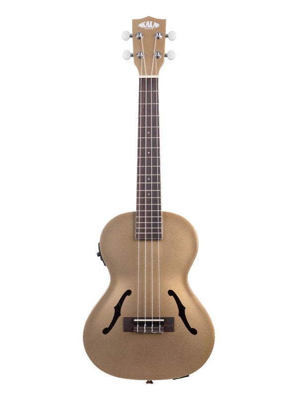 Kala KA-JTE-KZGD Kalamazoo Gold Archtop Tenor Ukulele w/ EQ