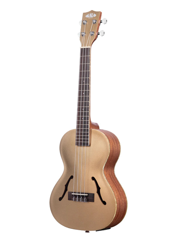 Kala KA-JTE-KZGD Kalamazoo Gold Archtop Tenor Ukulele w/ EQ