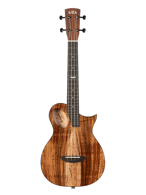Kala KA-OWL-ACA-TE Revelator® Night Owl Acacia Tenor Ukulele With Bag