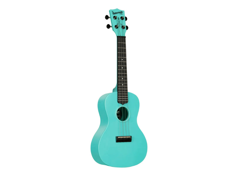 Kala KA-R-WMG-BL-C Aqua Mist GITD Concert Recycled Waterman Ukulele