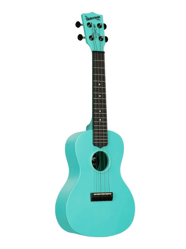 Kala KA-R-WMG-BL-C Aqua Mist GITD Concert Recycled Waterman Ukulele