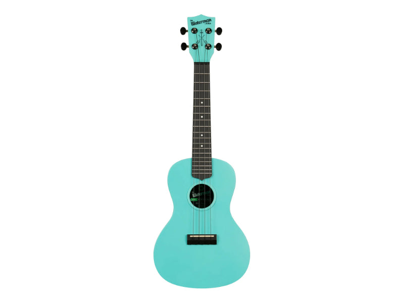 Kala KA-R-WMG-BL-C Aqua Mist GITD Concert Recycled Waterman Ukulele
