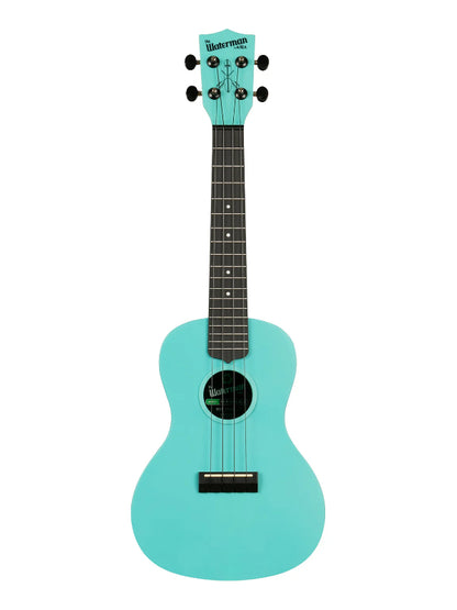 Kala KA-R-WMG-BL-C Aqua Mist GITD Concert Recycled Waterman Ukulele
