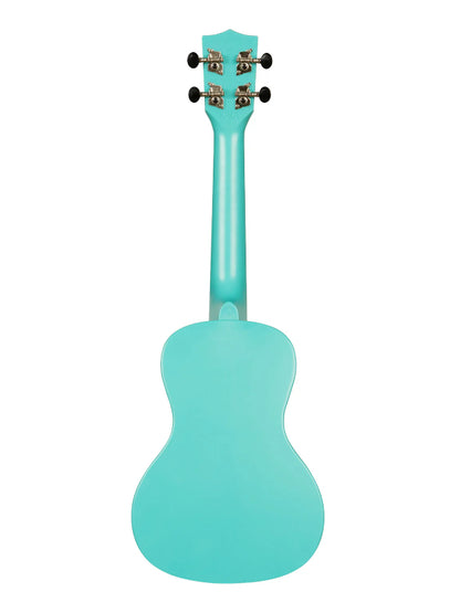 Kala KA-R-WMG-BL-C Aqua Mist GITD Concert Recycled Waterman Ukulele