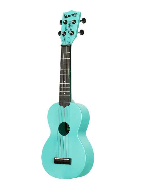 Kala KA-R-WMG-BL-S Aqua Mist GITD Soprano Recycled Waterman Ukulele