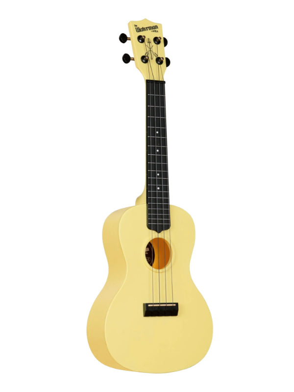 Kala KA-R-WMG-YL-C Starlight Yellow GITD Concert Recycled Waterman Ukulele