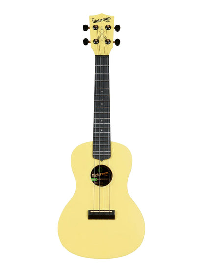 Kala KA-R-WMG-YL-C Starlight Yellow GITD Concert Recycled Waterman Ukulele