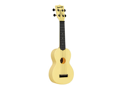 Kala KA-R-WMG-YL-S Starlight Yellow GITD Soprano Recycled Waterman Ukulele