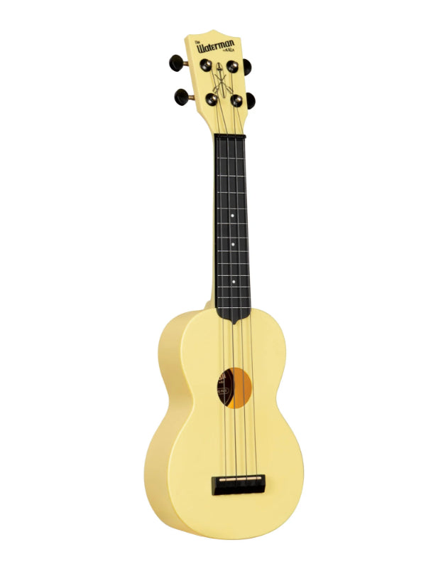 Kala KA-R-WMG-YL-S Starlight Yellow GITD Soprano Recycled Waterman Ukulele