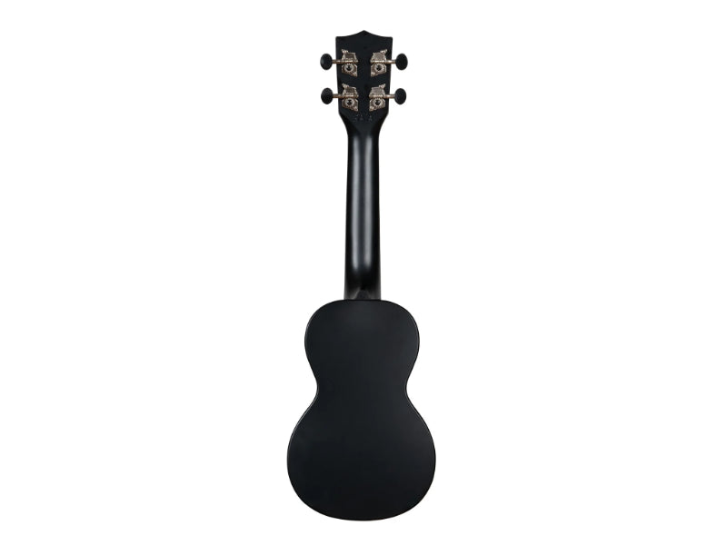 Kala KA-R-WMS-BK-S Black Sand Soprano Recycled Waterman Ukulele