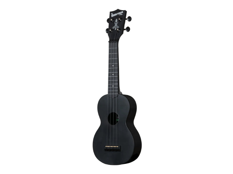 Kala KA-R-WMS-BK-S Black Sand Soprano Recycled Waterman Ukulele