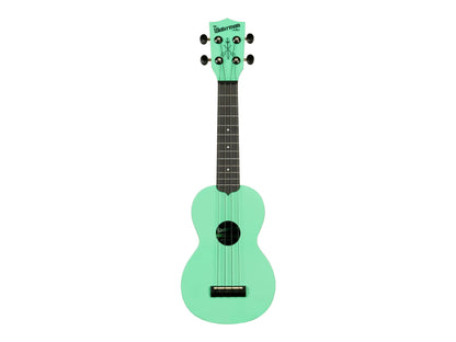Kala KA-R-WMS-GN-S Sea Foam Green Soprano Recycled Waterman Ukulele
