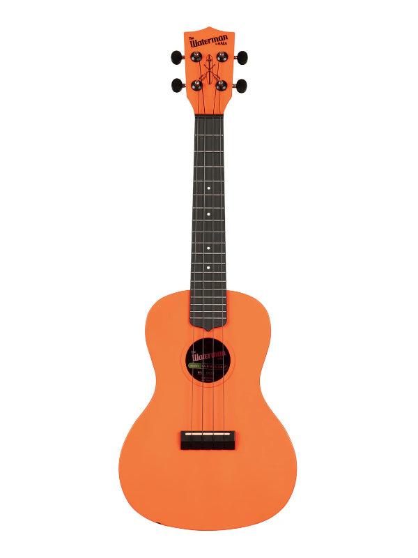 Kala KA-R-WMS-OR-C Sunset Orange Concert Recycled Waterman Ukulele