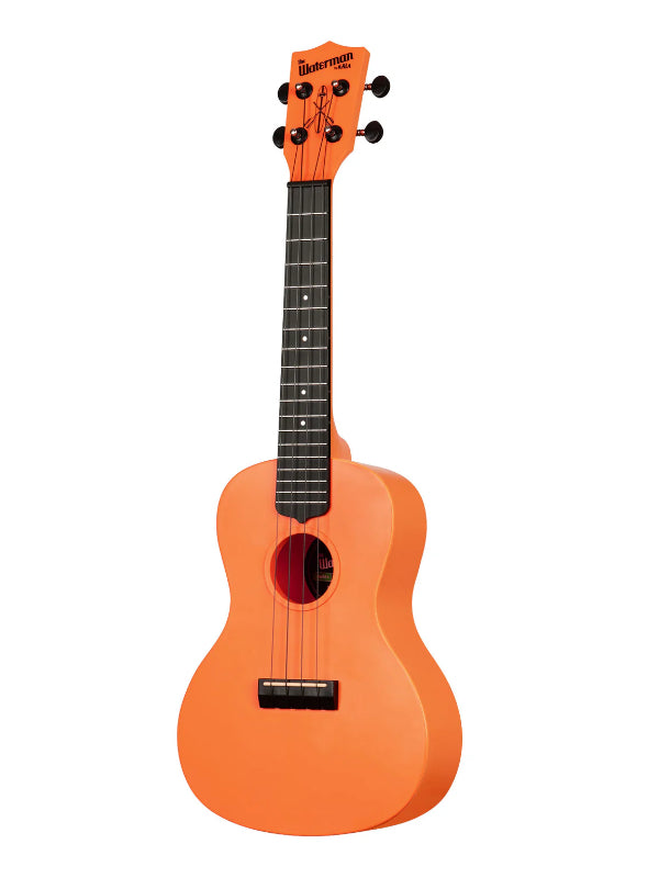 Kala KA-R-WMS-OR-C Sunset Orange Concert Recycled Waterman Ukulele