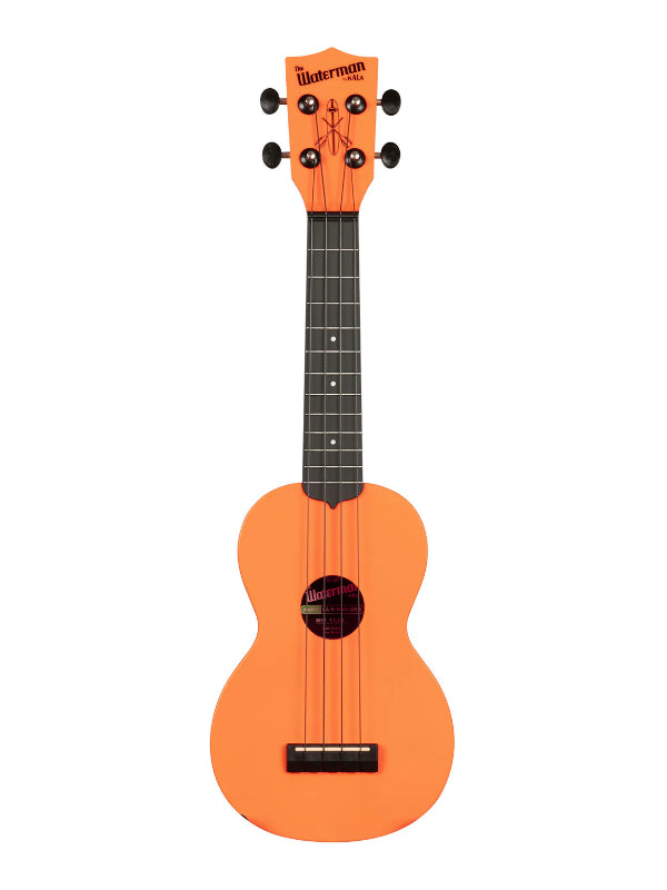 Kala KA-R-WMS-OR-S Sunset Orange Soprano Recycled Waterman Ukulele