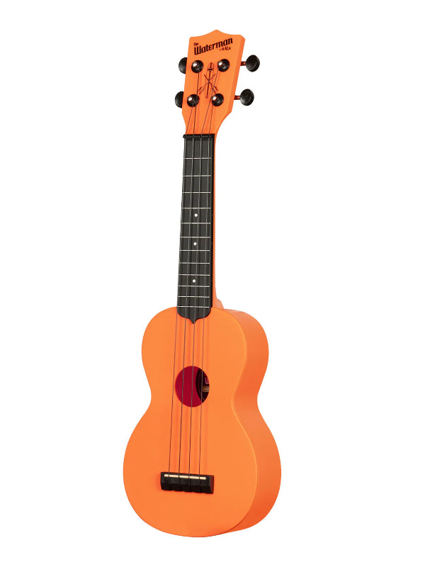 Kala KA-R-WMS-OR-S Sunset Orange Soprano Recycled Waterman Ukulele