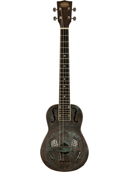 Kala KA-RES-COP-B-E Baritone Resonator Ukulele with EQ With Bag